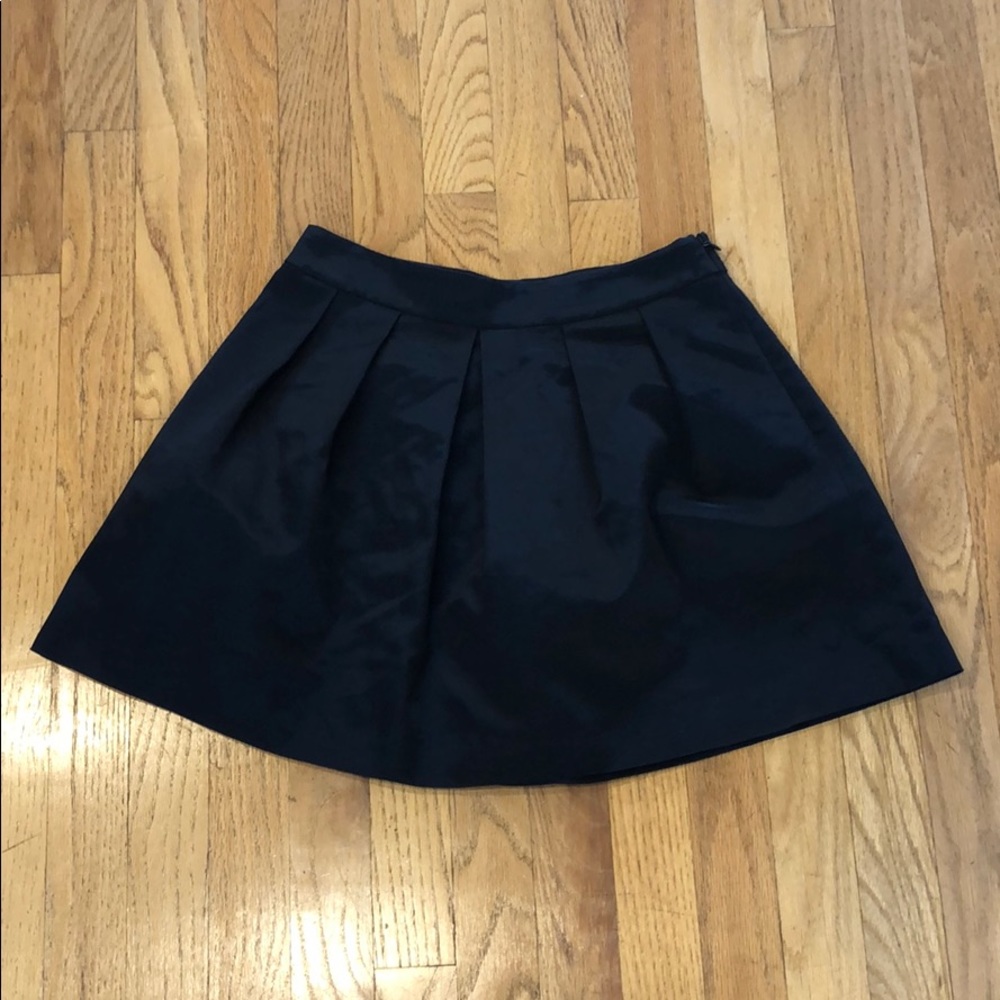 Fit and flare skater WINK black mini skirt
